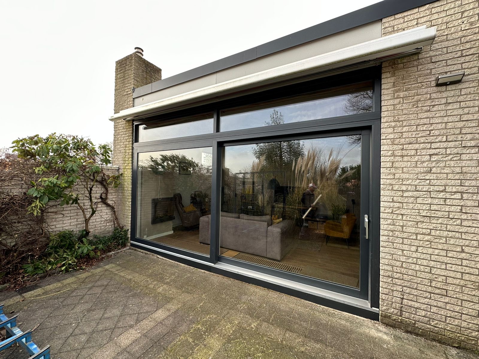Kunststof schuifpui in Bergen op Zoom