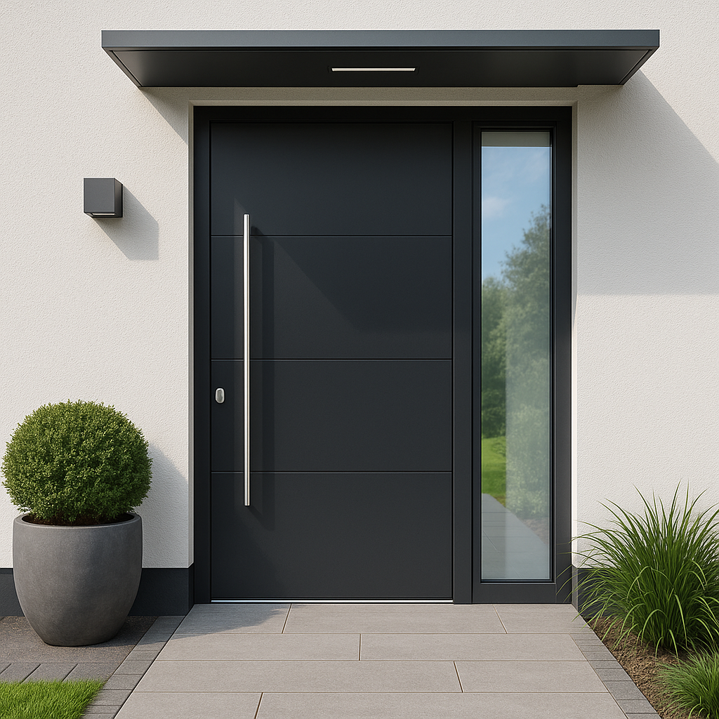 Aluminium voordeur van Schuco